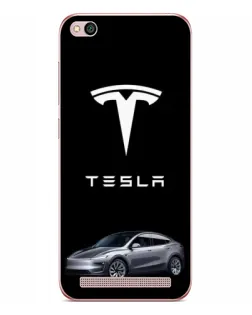 Чехол для Xiaomi Redmi 5A с картинкой «Tesla Model Y»