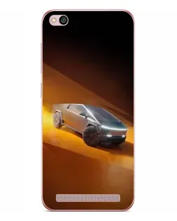 Чехол для Xiaomi Redmi 5A с картинкой «Cybertruck в пустыне»