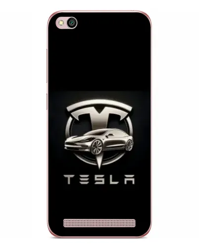 Чехол для Xiaomi Redmi 5A с картинкой «Tesla — серебристое авто» Чехол для Xiaomi Redmi 5A с картинкой «Tesla — серебристое авто»