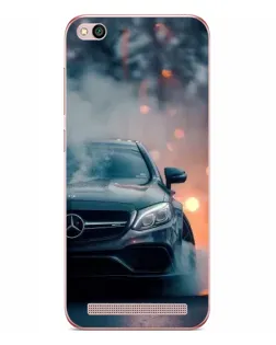 Чехол для Xiaomi Redmi 5A с картинкой «Mercedes — ночной город»