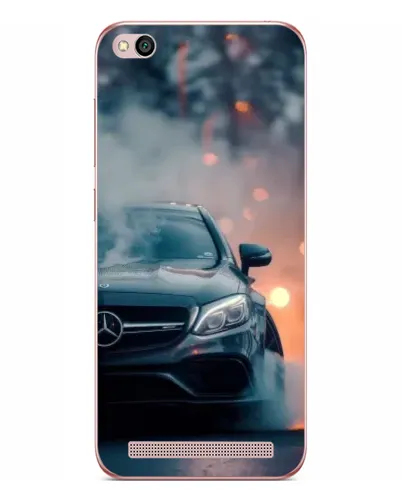Чехол для Xiaomi Redmi 5A с картинкой «Mercedes — ночной город»