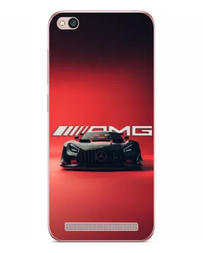 Чехол для Xiaomi Redmi 5A с картинкой «Mercedes AMG — красная линия»