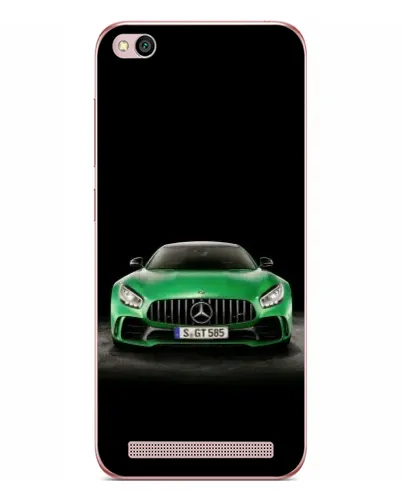 Чехол для Xiaomi Redmi 5A с картинкой «Mercedes — неоновый лого»