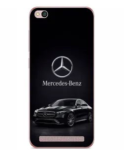 Чехол для Xiaomi Redmi 5A с картинкой «Mercedes — решетка радиатора»