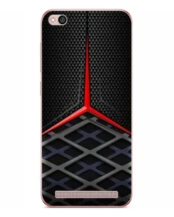 Чехол для Xiaomi Redmi 5A с картинкой «Mercedes Carbon Grid»