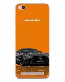 Чехол для Xiaomi Redmi 5A с картинкой «Оранжевый Mercedes AMG»