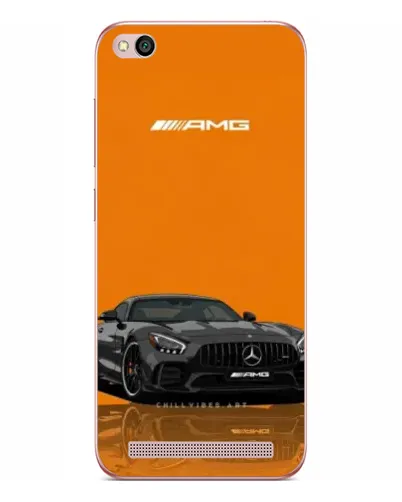 Чехол для Xiaomi Redmi 5A с картинкой «Оранжевый Mercedes AMG»