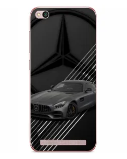 Чехол для Xiaomi Redmi 5A с картинкой «Mercedes AMG — графика»