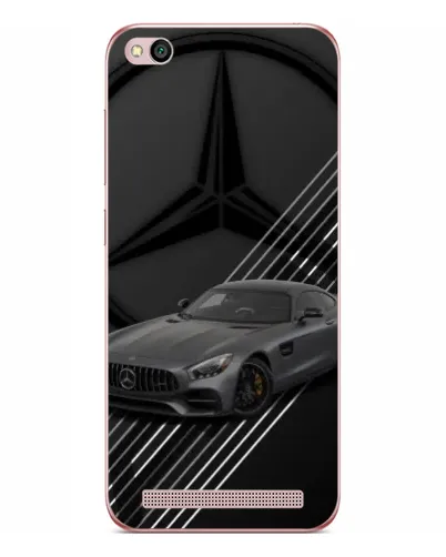 Чехол для Xiaomi Redmi 5A с картинкой «Mercedes AMG — графика»
