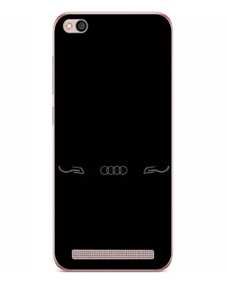 Чехол для Xiaomi Redmi 5A с картинкой «Audi — световой подпись»