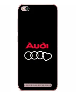 Чехол для Xiaomi Redmi 5A с картинкой «Логотип Audi Heart»
