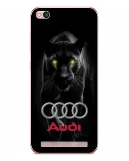 Чехол для Xiaomi Redmi 5A с картинкой «Пантера и Audi»