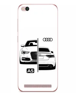 Чехол для Xiaomi Redmi 5A с картинкой «Audi — контрастный дизайн»