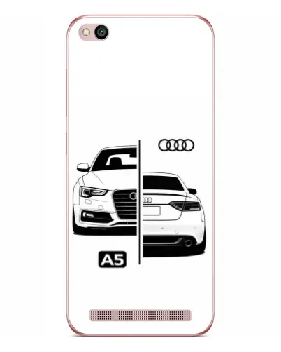 Чехол для Xiaomi Redmi 5A с картинкой «Audi — контрастный дизайн»