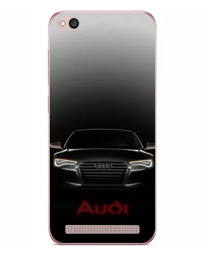 Чехол для Xiaomi Redmi 5A с картинкой «Audi — градиентный контур»