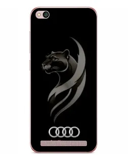 Чехол для Xiaomi Redmi 5A с картинкой «Графика — пантера и Audi»