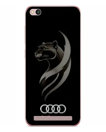 Чехол для Xiaomi Redmi 5A с картинкой «Графика — пантера и Audi»