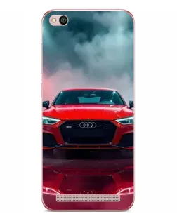 Чехол для Xiaomi Redmi 5A с картинкой «Audi RS — красный стиль»