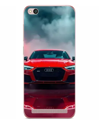 Чехол для Xiaomi Redmi 5A с картинкой «Audi RS — красный стиль»