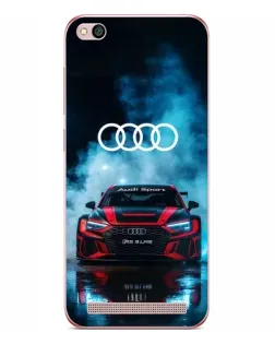 Чехол для Xiaomi Redmi 5A с картинкой «Audi Sport — неон»