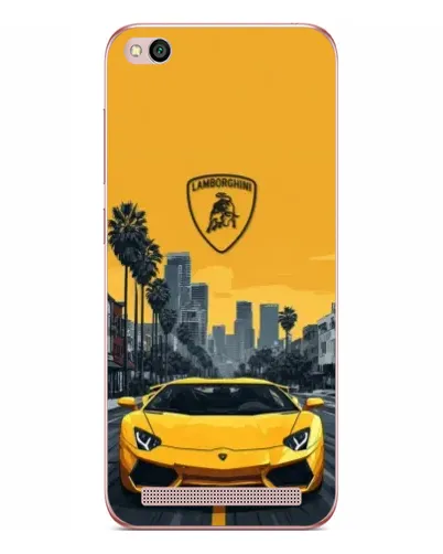 Чехол для Xiaomi Redmi 5A с картинкой «Желтый Lamborghini город» Чехол для Xiaomi Redmi 5A с картинкой «Желтый Lamborghini город»