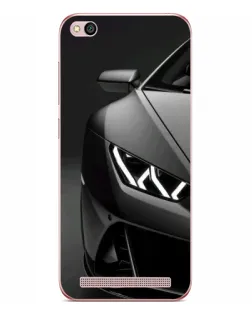 Чехол для Xiaomi Redmi 5A с картинкой «Lamborghini фары детализация»