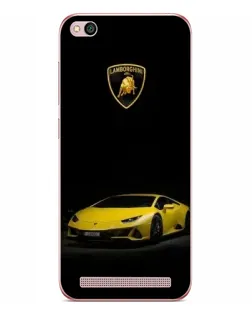 Чехол для Xiaomi Redmi 5A с картинкой «Lamborghini желтый акцент»