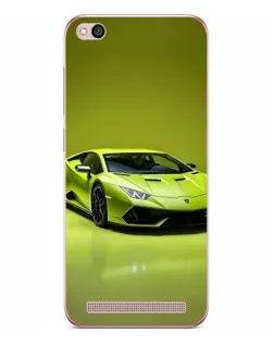 Чехол для Xiaomi Redmi 5A с картинкой «Салатовый Lamborghini Huracan»