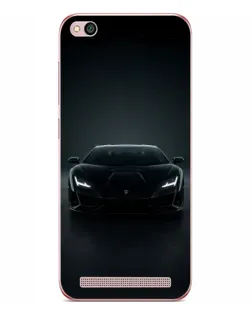 Чехол для Xiaomi Redmi 5A с картинкой «Черный Lamborghini Aventador»