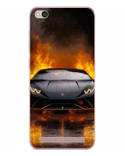 Чехол для Xiaomi Redmi 5A с картинкой «Lamborghini в огне»