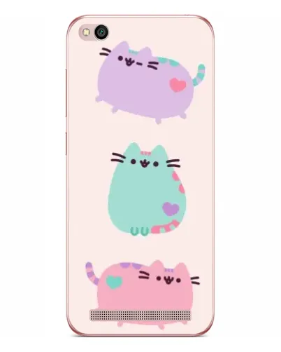 Чохол для Xiaomi Redmi 5A з картинкою «Pusheen тріо» Чохол для Xiaomi Redmi 5A з картинкою «Pusheen тріо»