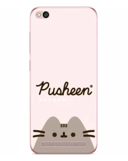 Чохол для Xiaomi Redmi 5A з картинкою «Pusheen логотип»