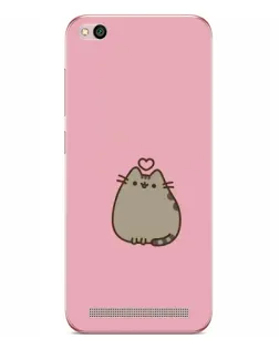 Чохол для Xiaomi Redmi 5A з картинкою «Pusheen серце»