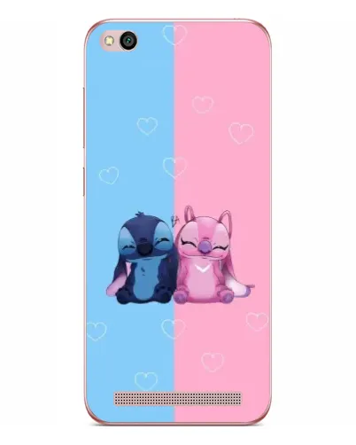 Чехол для Xiaomi Redmi 5A с картинкой «Stitch и Angel Love»