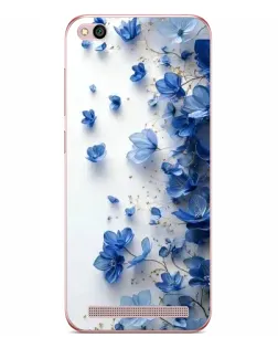 Чехол для Xiaomi Redmi 5A с картинкой «Голубой цветочный каскад»