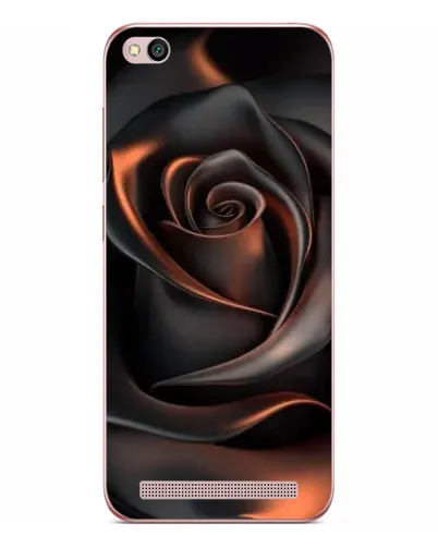 Чехол для Xiaomi Redmi 5A с картинкой «Шелковая черная роза»