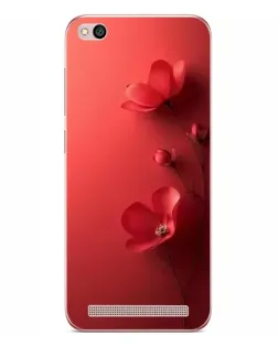 Чехол для Xiaomi Redmi 5A с картинкой «Маковые соцветия»