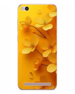 Чехол для Xiaomi Redmi 5A с картинкой «Золотые лепестки»