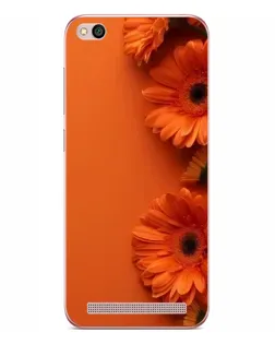 Чехол для Xiaomi Redmi 5A с картинкой «Оранжевые герберы»