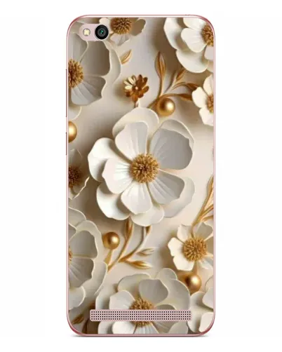 Чехол для Xiaomi Redmi 5A с картинкой «Белие бумажние  цвети»