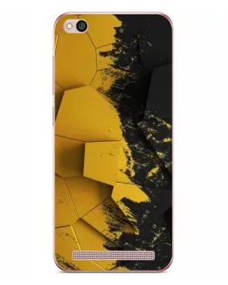 Чехол для Xiaomi Redmi 5A с картинкой «Золотые осколки геометрии»