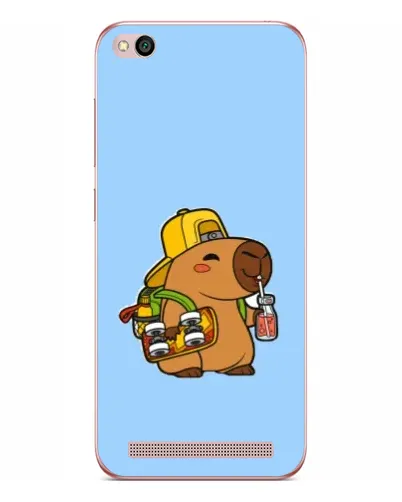 Чохол для Xiaomi Redmi 5A з картинкою «Капібара на скейті» Чохол для Xiaomi Redmi 5A з картинкою «Капібара на скейті»
