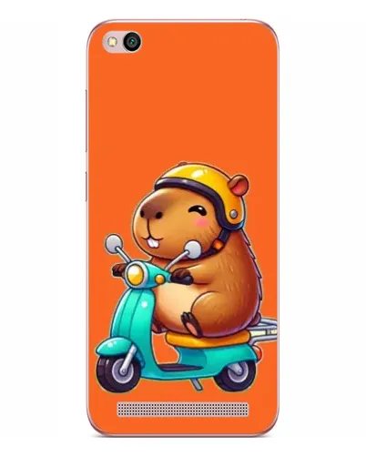 Чохол для Xiaomi Redmi 5A з картинкою «Капібара на скутері» Чохол для Xiaomi Redmi 5A з картинкою «Капібара на скутері»