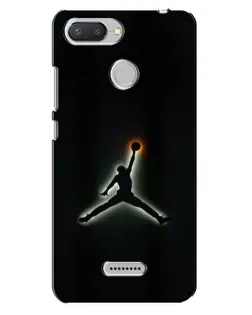 Чехол для Xiaomi Redmi 6 с картинкой «Jordan Gradient Logo»