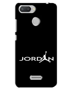 Чехол для Xiaomi Redmi 6 с картинкой «Jordan White Logo»