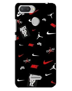 Чехол для Xiaomi Redmi 6 с картинкой «Nike Mix Pattern»