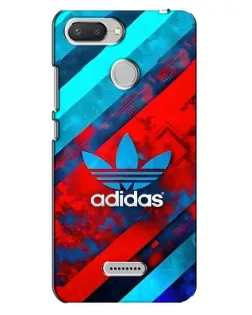Чехол для Xiaomi Redmi 6 с картинкой «Абстракция Adidas»