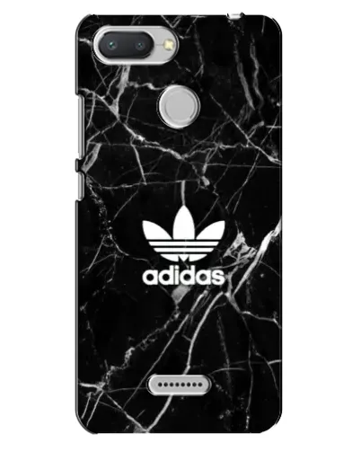 Чехол для Xiaomi Redmi 6 с картинкой «Белый мрамор Adidas»