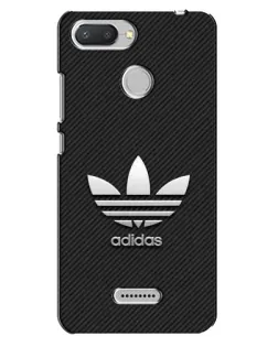 Чехол для Xiaomi Redmi 6 с картинкой «Adidas Карбоновая текстура»