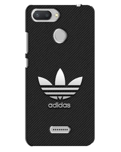 Чехол для Xiaomi Redmi 6 с картинкой «Adidas Карбоновая текстура»